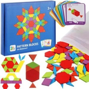 Medinė mokomoji geometrinė dėlionė