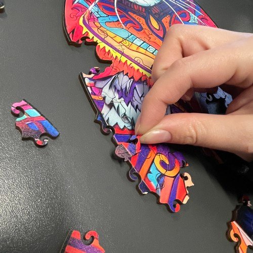 Medinė dėlionė KATĖ - Image 7