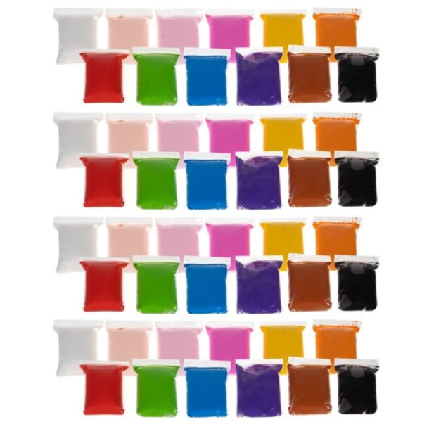 Putplasčio - plastilino rinkinys 48 vnt. + 3 modeliavimo mentelės - Image 2