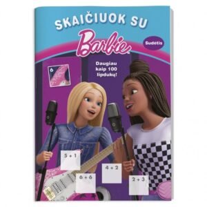 Skaičiuok su Barbie. Sudėtis. Daugiau kaip 100 lipdukų