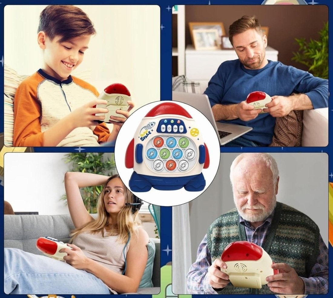 Interaktyvus žaidimas POP IT „Raketa“ (Pažeista pakuotė) - Image 2