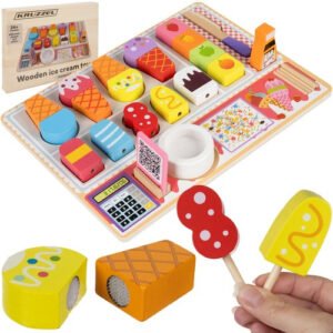 Medinė ledų parduotuvė