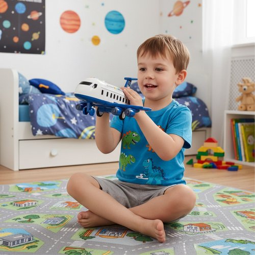 Žaislinis transformuojamas policijos lėktuvas - Image 14