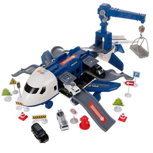 Žaislinis transformuojamas policijos lėktuvas - Image 8