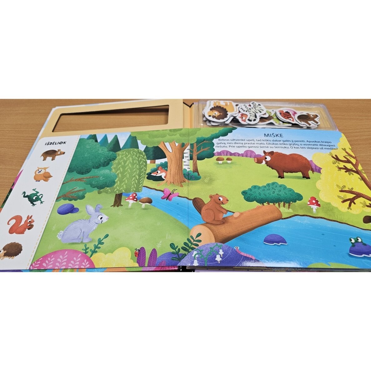 Knygelė „Gyvūnai“, su 25 magnetukais - Image 2