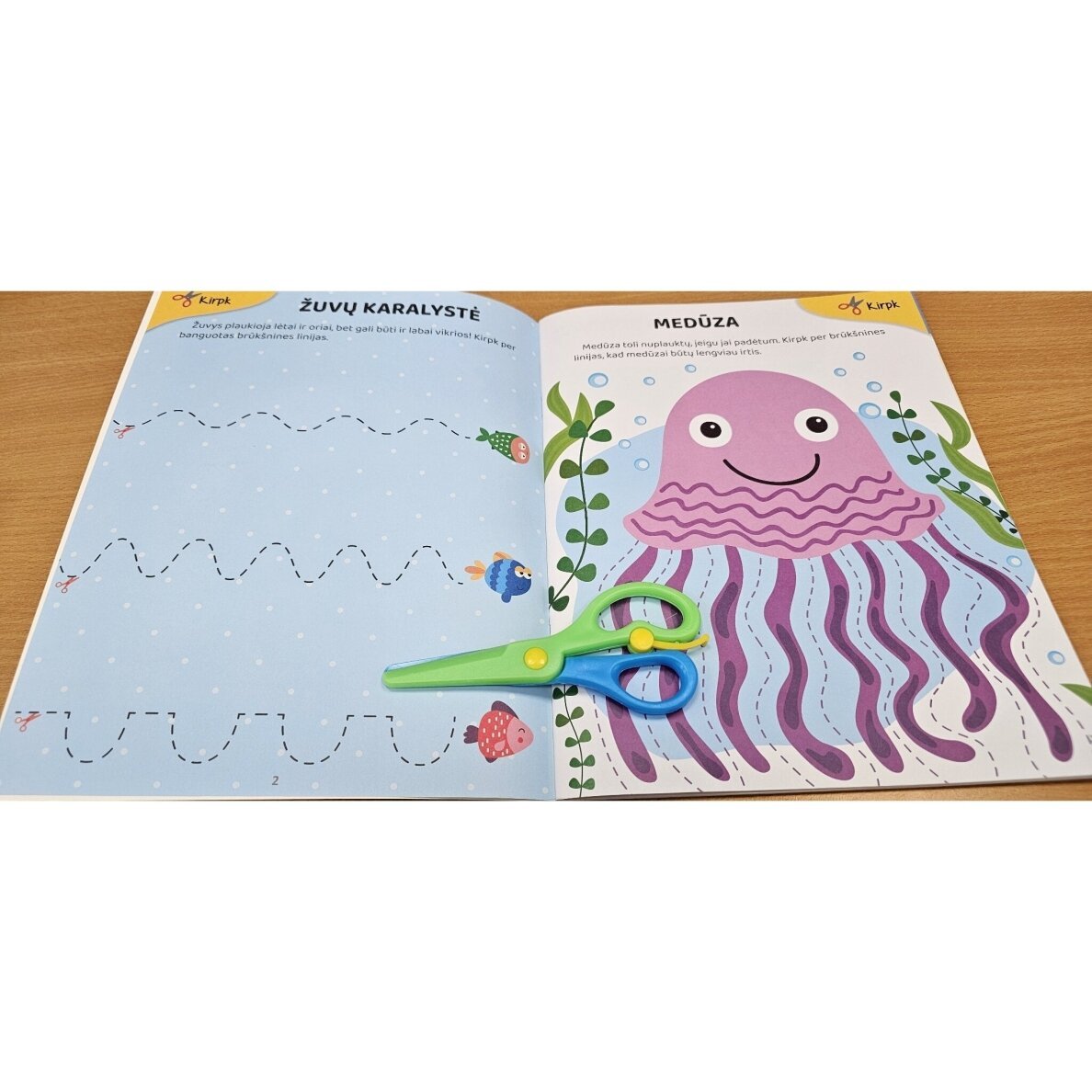 Kerpu ir klijuoju. 4-5 metų vaikams. Su žirklutėmis - Image 2