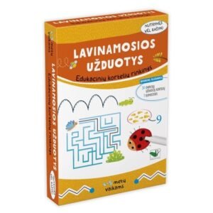 Lavinamosios užduotys. Edukacinių kortelių rinkinys. 4-5 metų vaikams