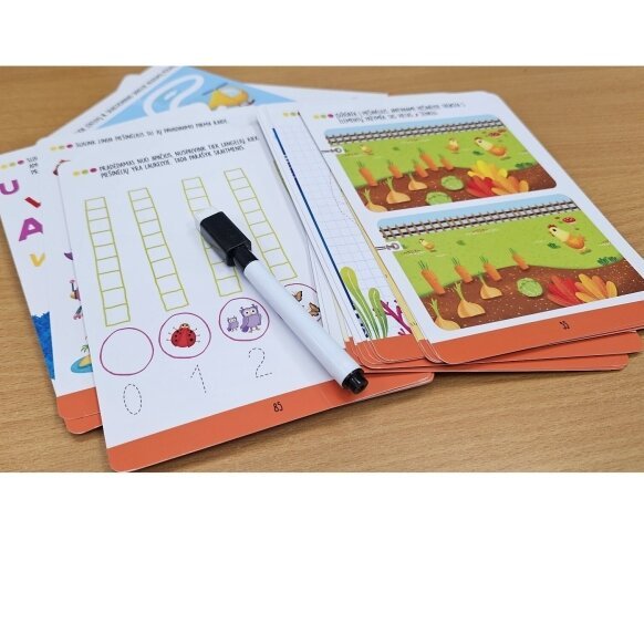 Lavinamosios užduotys. Edukacinių kortelių rinkinys. 4-5 metų vaikams