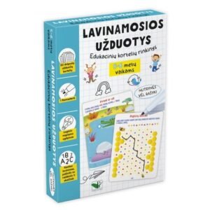 Lavinamosios užduotys. Edukacinių kortelių rinkinys. 5-6 metų vaikams