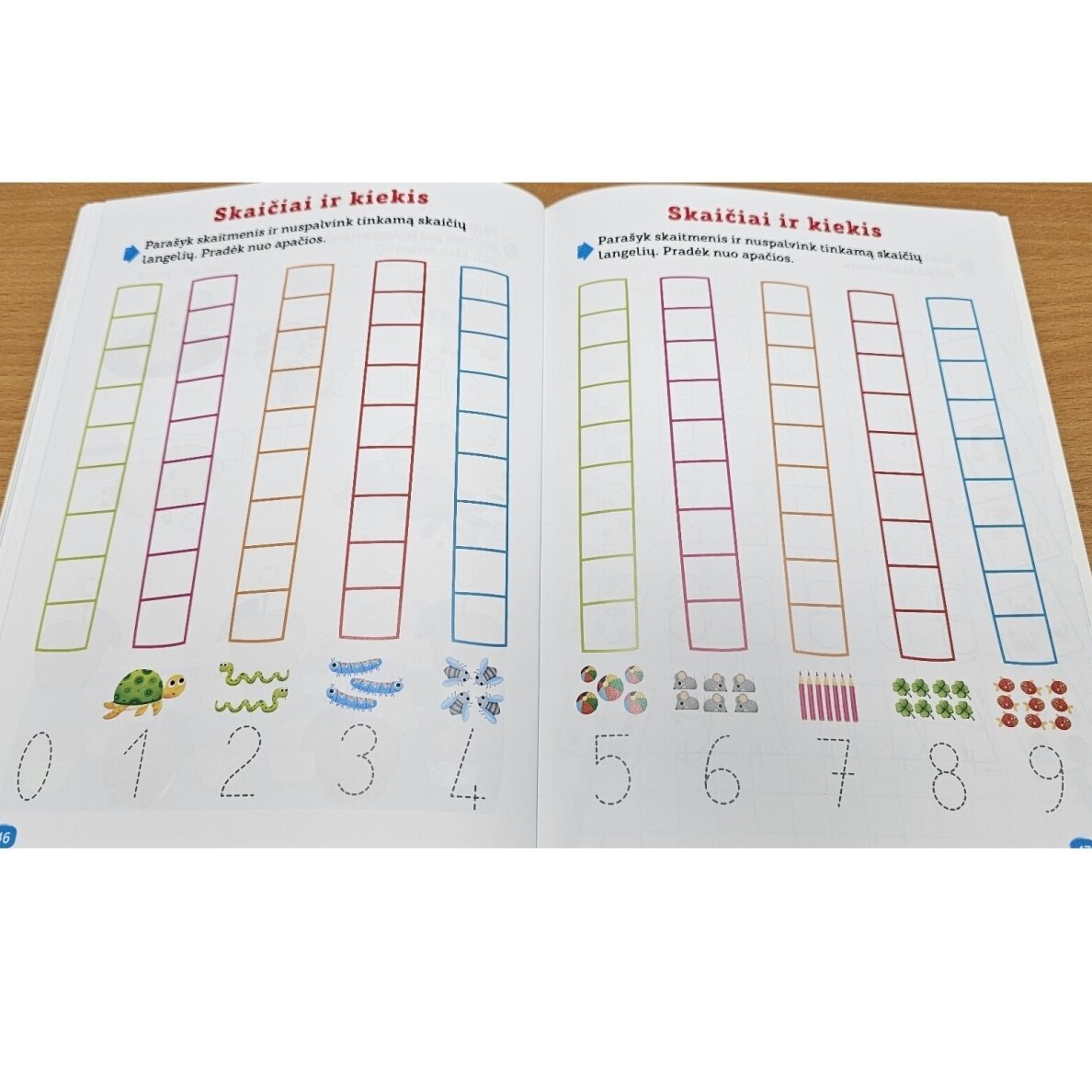Loginio mąstymo ugdymas, rankos lavinimas, pažintis su skaičiais ir raidėmis. 4-5 metų vaikams - Image 2