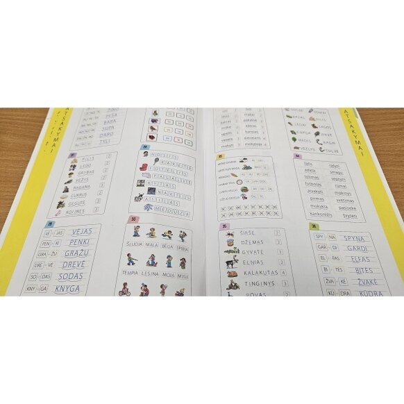 Sudėk skiemenis į žodžius. 5-6 metų vaikams. Su atsakymais - Image 3