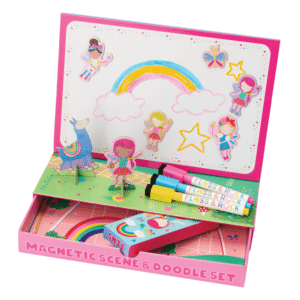 Magnetinis žaidimas ir piešimo rinkinys „Vaivorykštės fėja“