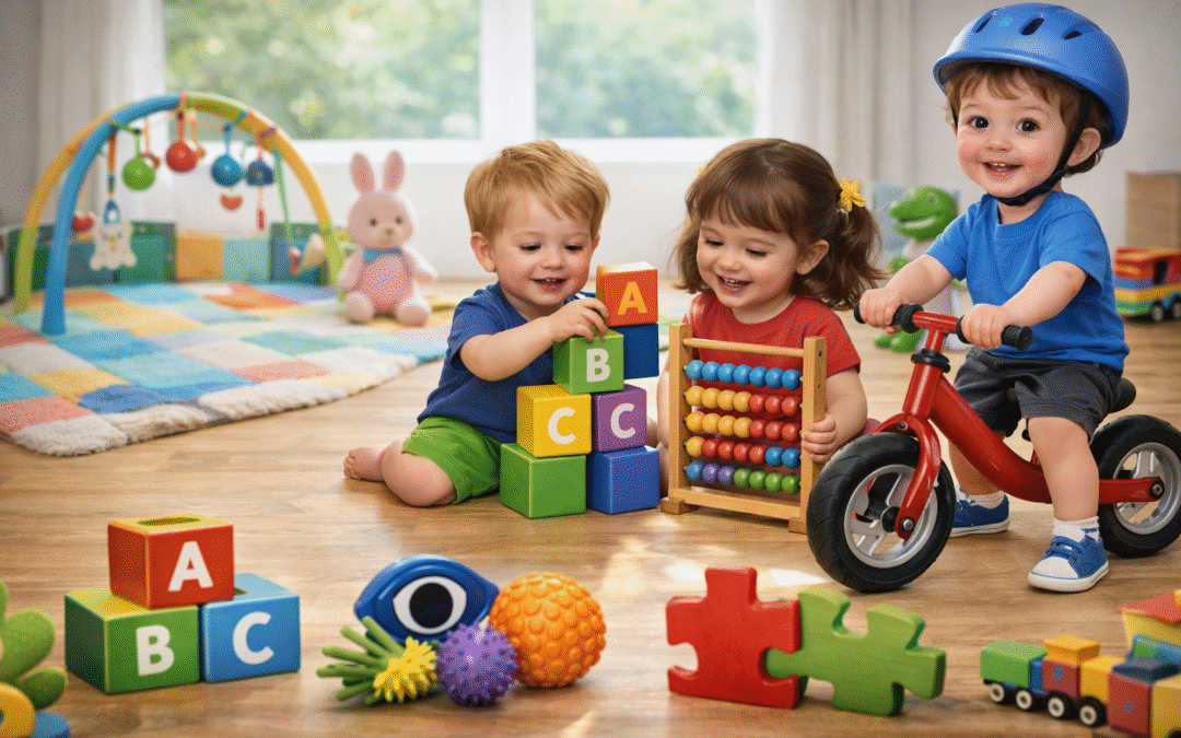 Žaislai pagal vaiko amžių: kaip išsirinkti tinkamiausius žaislus nuo kūdikio iki 5 metų – 10 naudingų patarimų tėvams