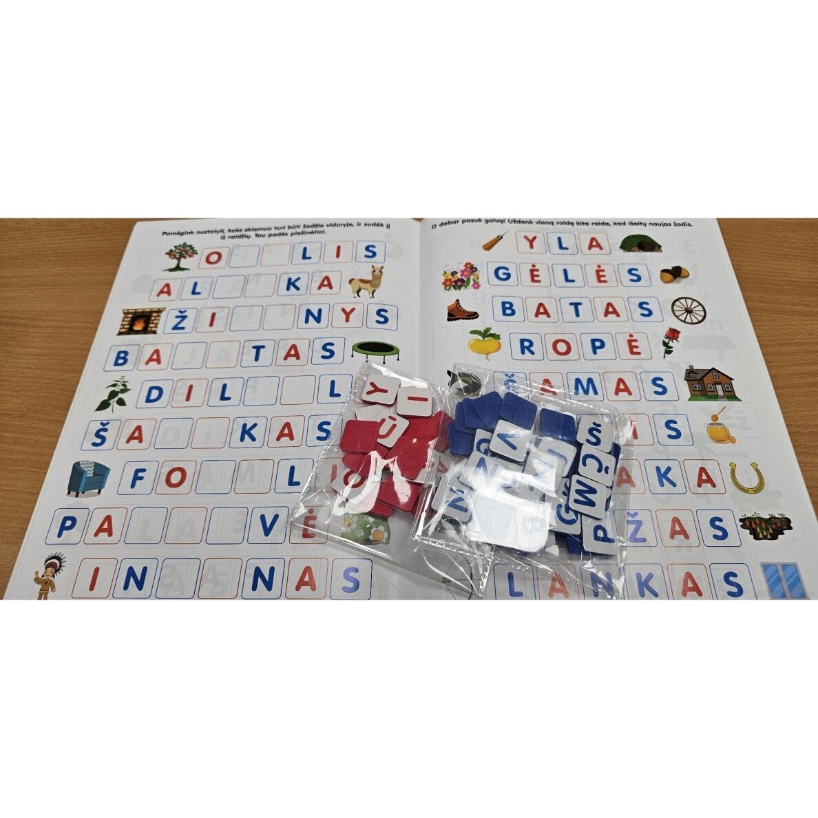 Dėlioju žodžius. Su 60 putplasčio raidžių - Image 2
