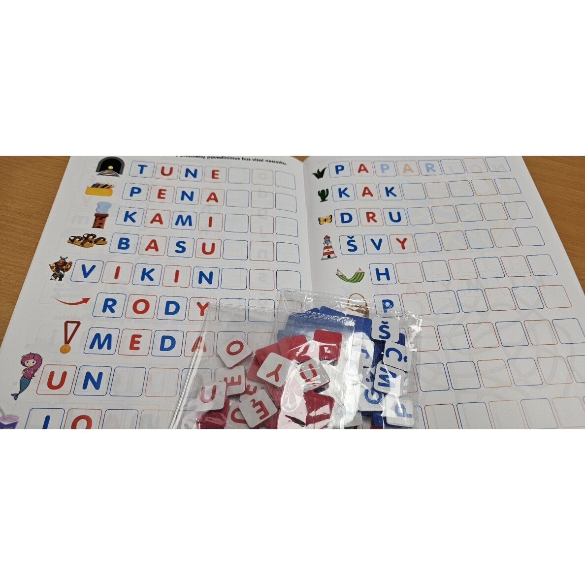 Dėlioju žodžius. Su 60 putplasčio raidžių - Image 3