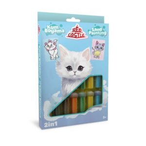 Red Castle kūrybinis smėlio rinkinys 2in1 „Katytė“