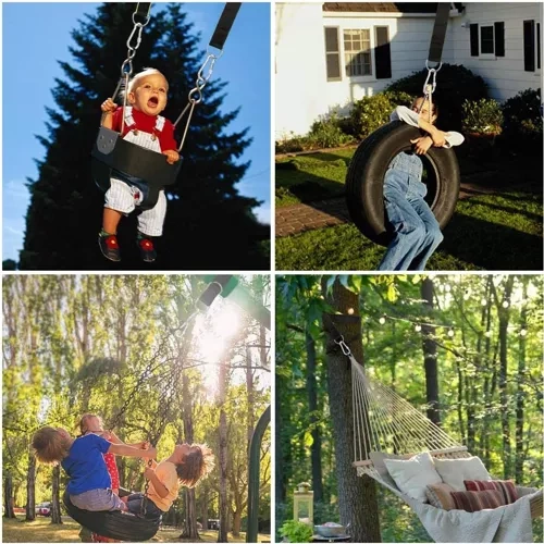 Tvirtinimo rinkinys sūpynėms / hamakui – iki 150 kg - Image 2