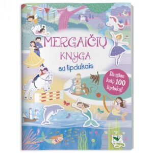 Mergaičių knyga su lipdukais. Daugiau kaip 100 lipdukų