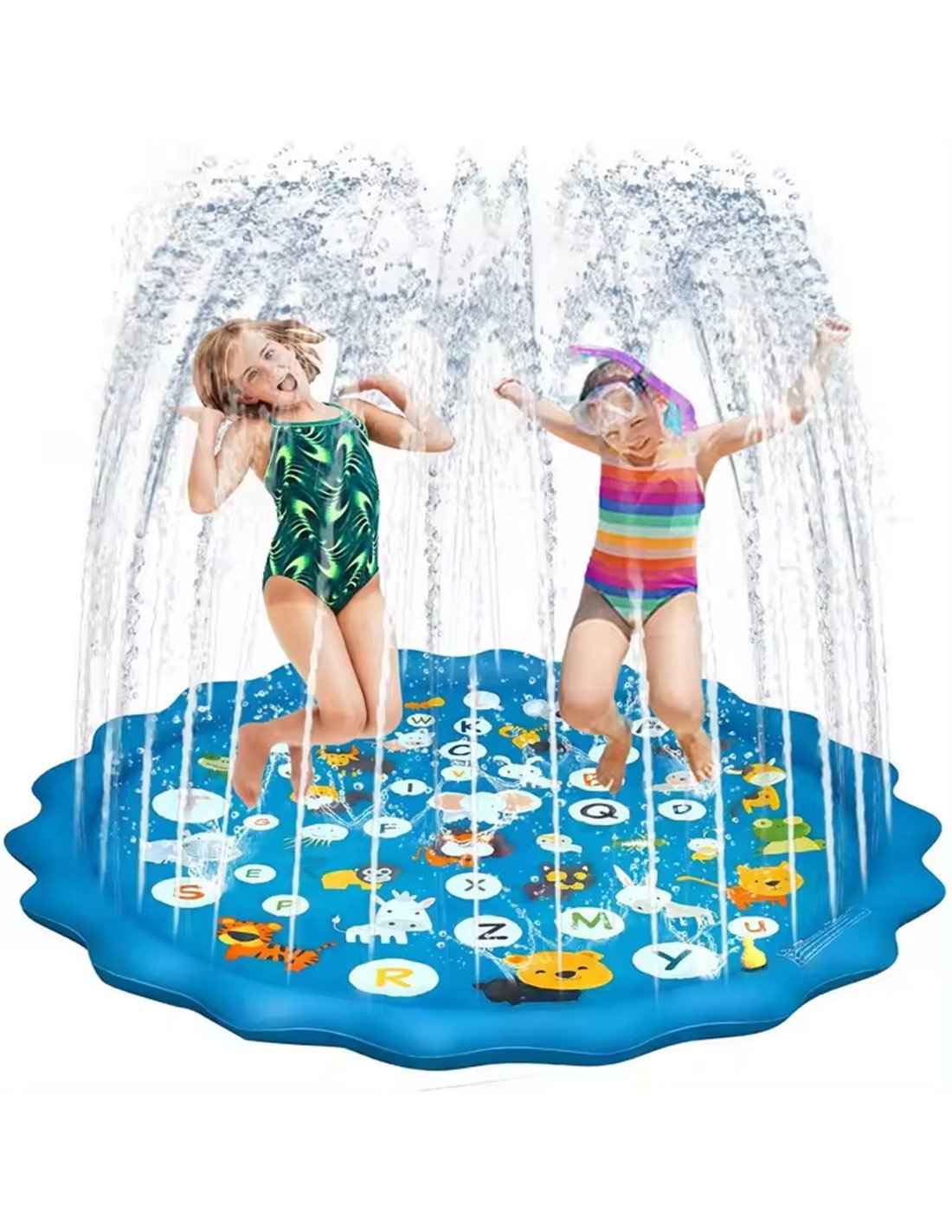 Vandens fontano kilimėlis su purkštuvu