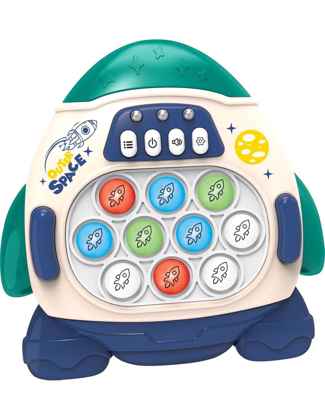 Interaktyvus žaidimas POP IT „Raketa“ (Pažeista pakuotė) - Image 4