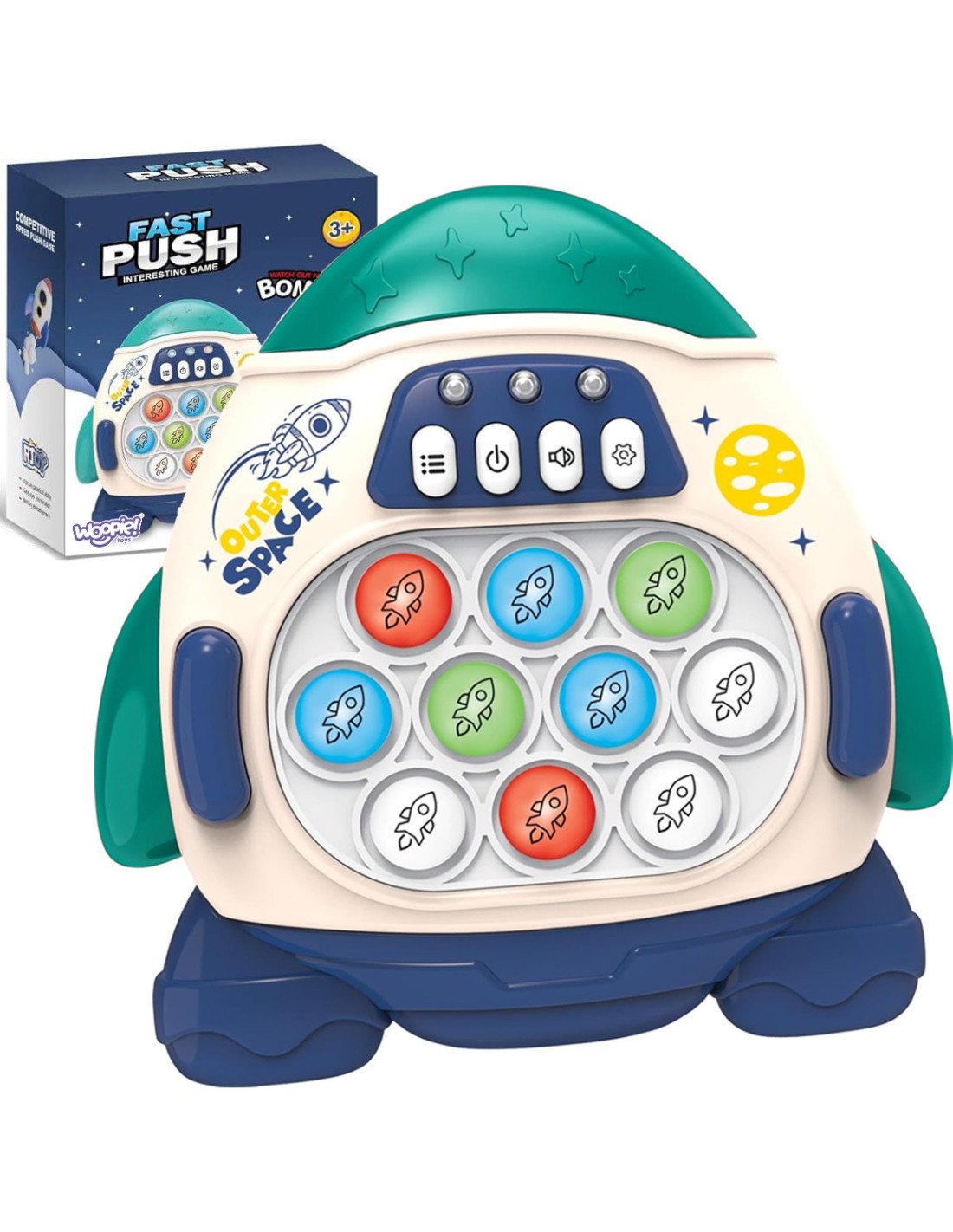 Interaktyvus žaidimas POP IT „Raketa“