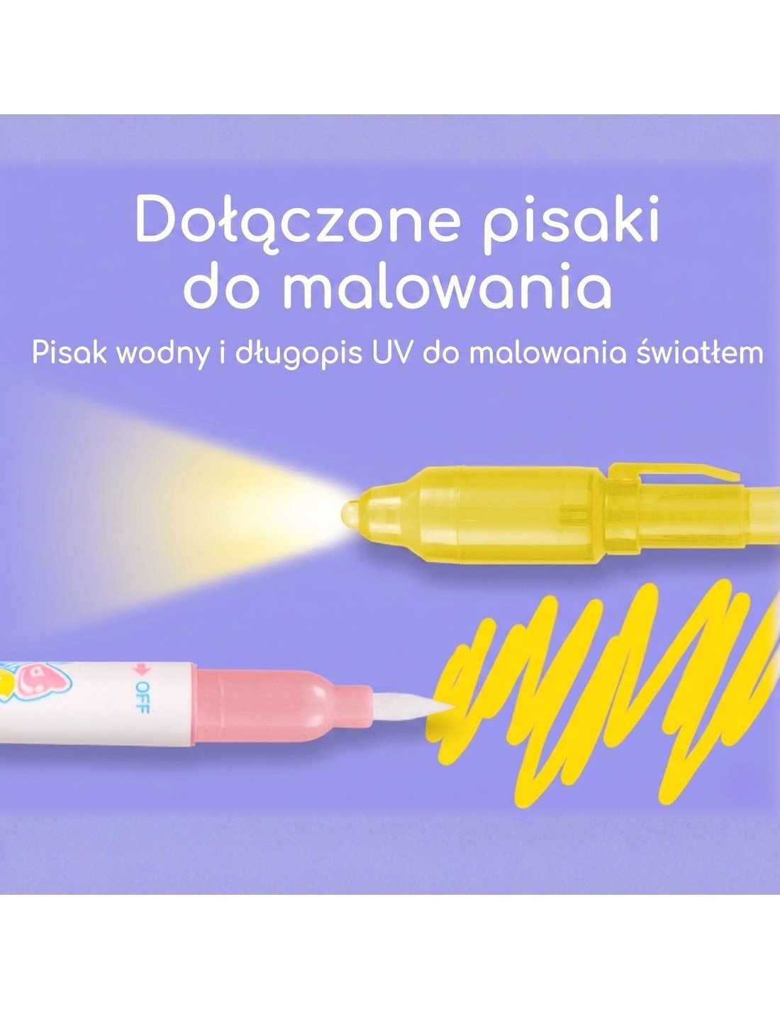 Tamsoje šviečiantis vandens piešimo kilimėlis, 100 × 70 cm - Image 5