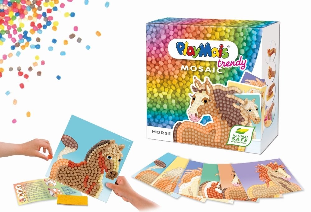 PlayMais mozaika „Žirgai“, 3000 det.