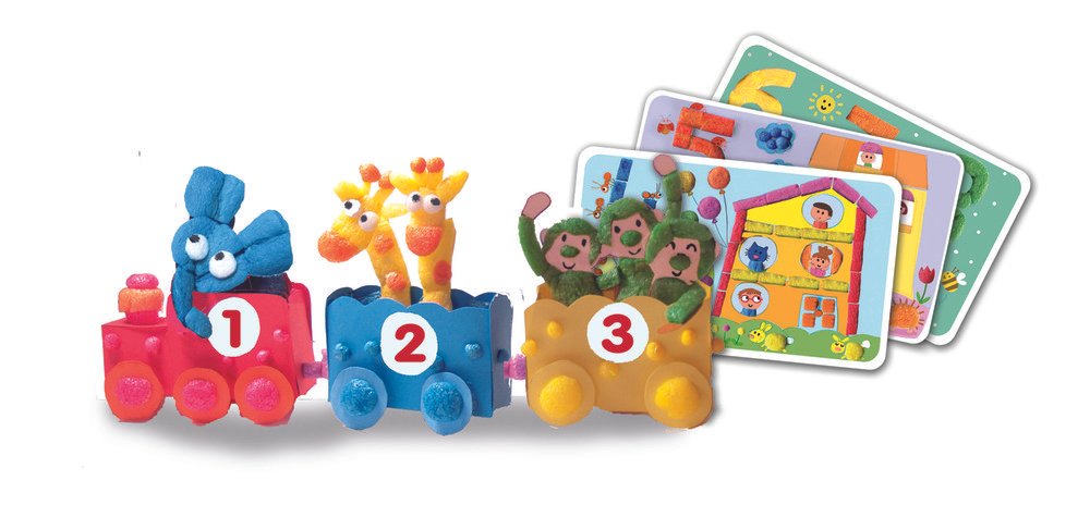 PlayMais žaidimas „Smagu mokytis: Skaičiai“, 500 det. - Image 3