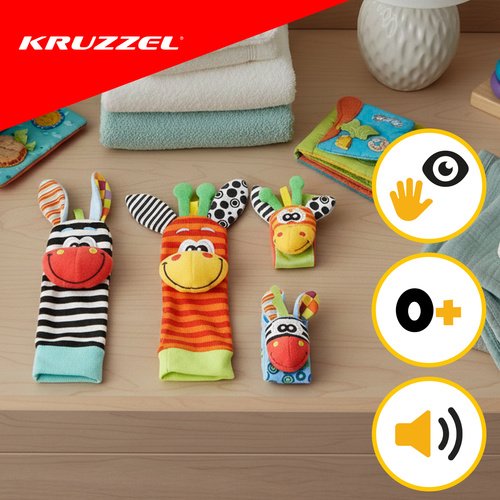 barškučių rinkinys kūdikiams