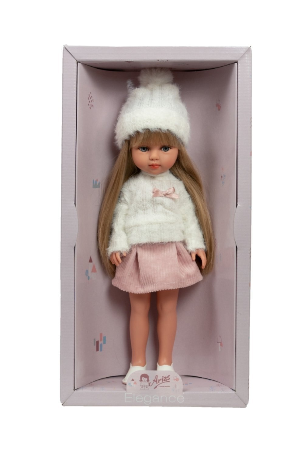 Arias lėlė Carlota pūkuotu megztiniu, 36 cm - Image 2