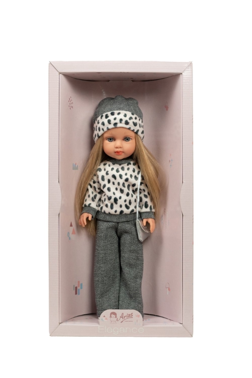 Arias lėlė Carlota pilkais rūbeliais, 36 cm - Image 2