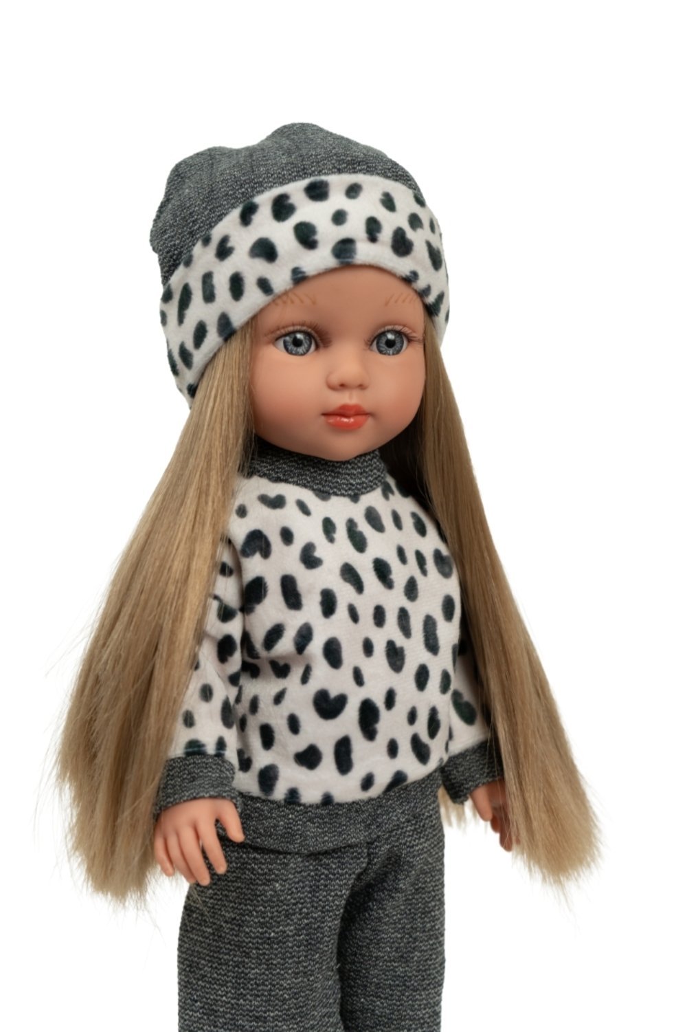 Arias lėlė Carlota pilkais rūbeliais, 36 cm - Image 3