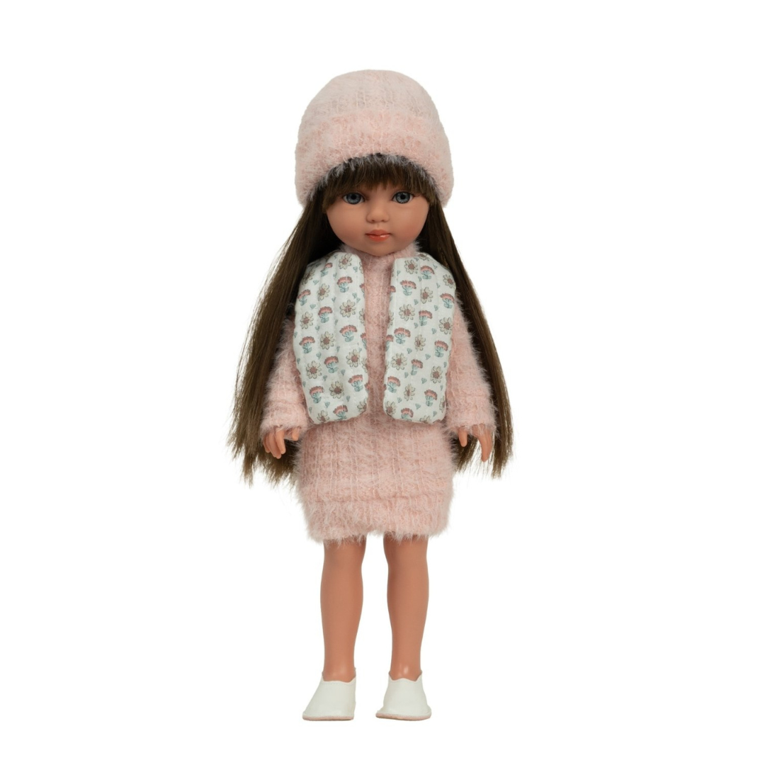 Arias lėlė Carlota pūkuota suknele, 36 cm