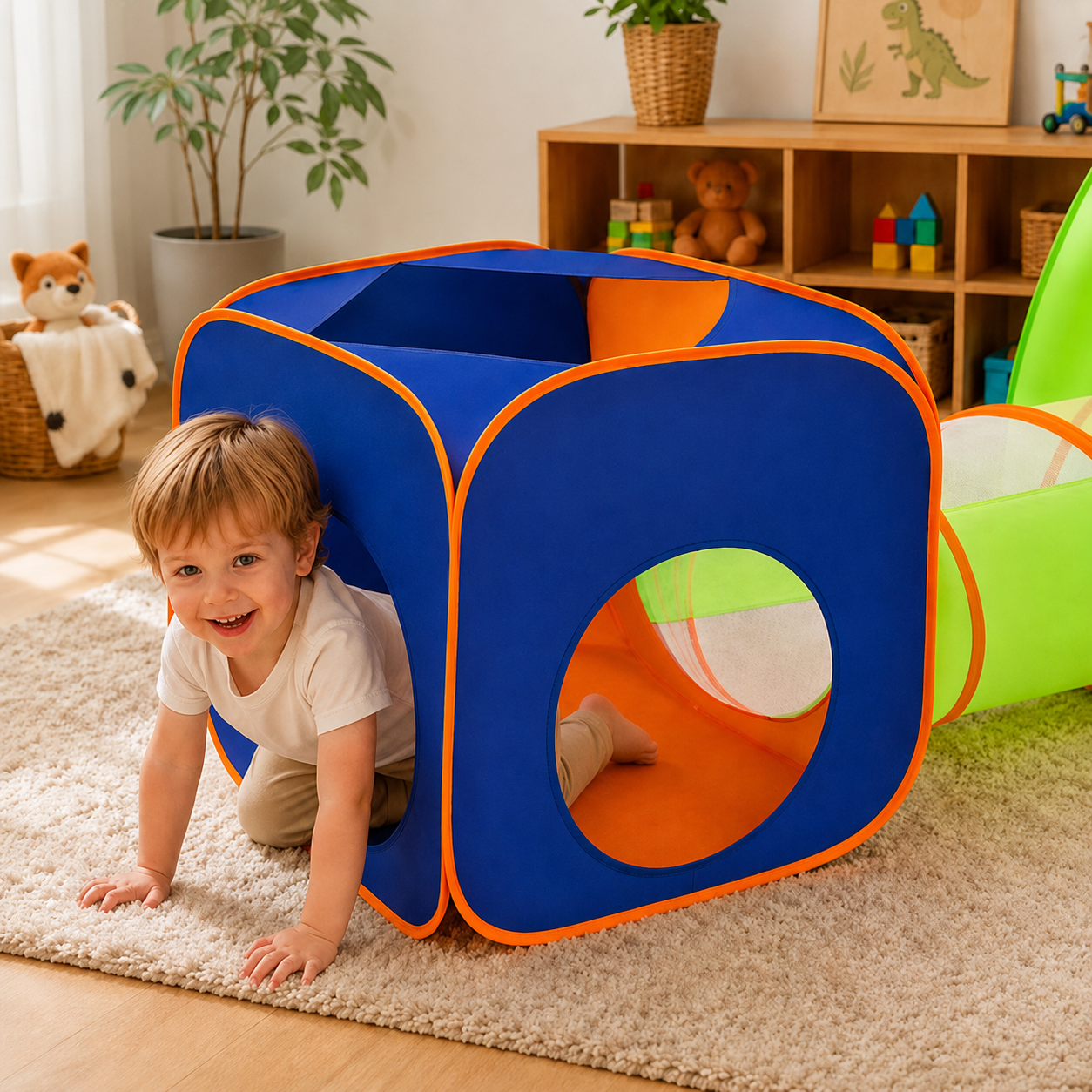 Palapinių rinkinys su tuneliais ir 100 kamuoliukų - Image 8