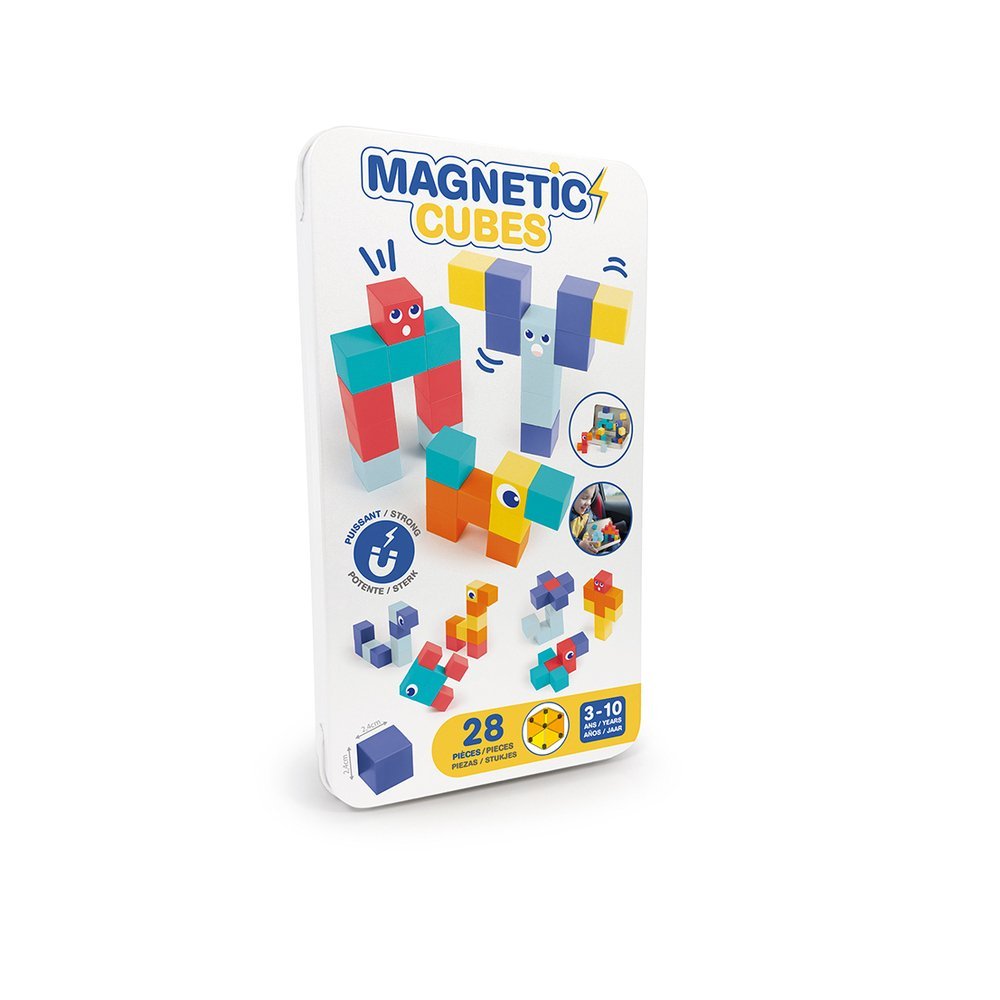 LUDI magnetinis konstruktorius „Kubeliai“, kelioninis formatas