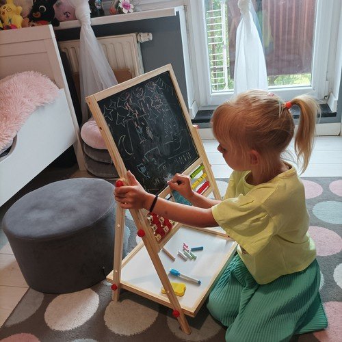 Medinė dvipusė lavinamoji lenta su priedais - Image 11