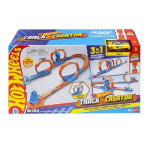 Hot Wheels trasa su trimis kilpomis – Track Creator pakuotė