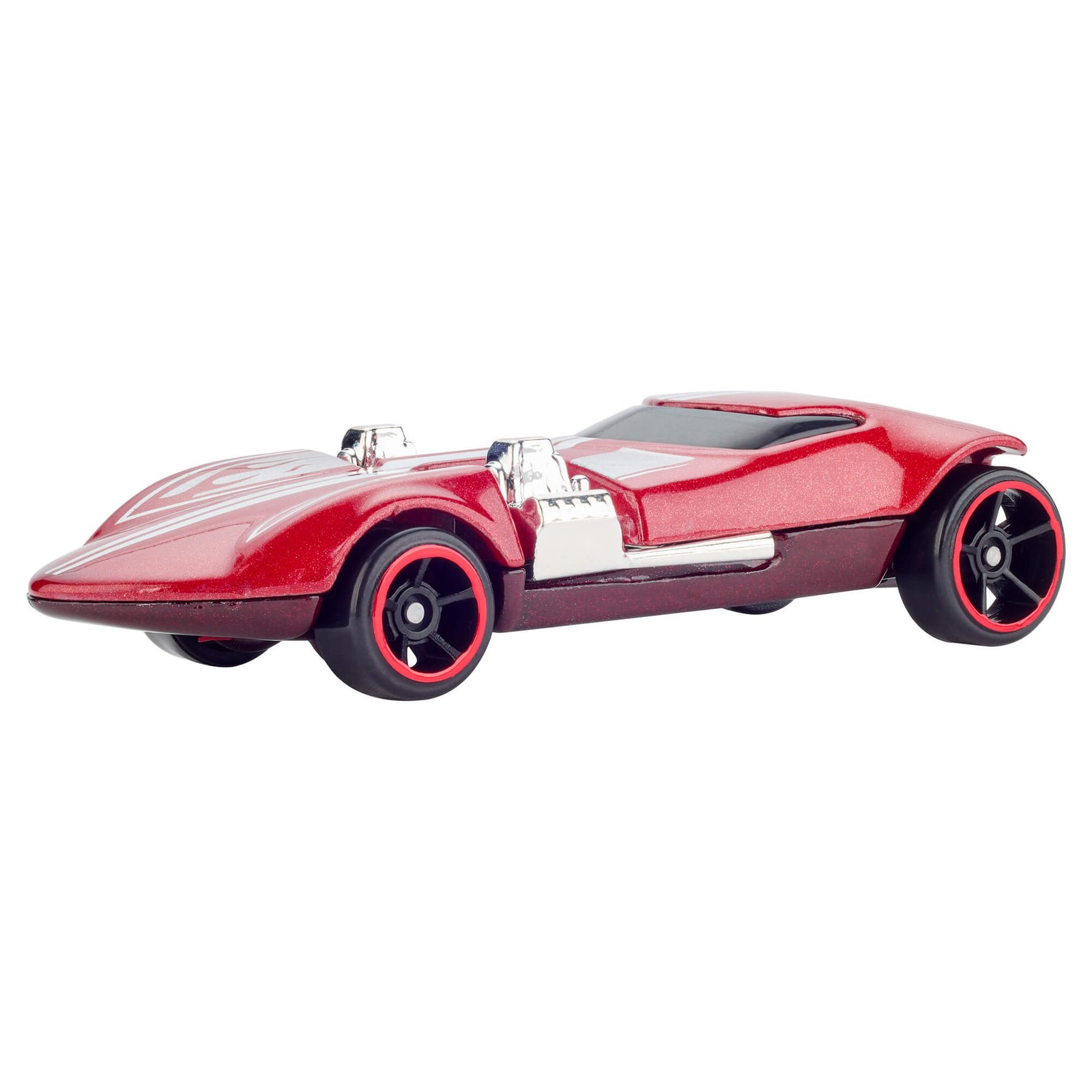 Rubino raudonumo Hot Wheels Twin Mill su dviem varikliais
