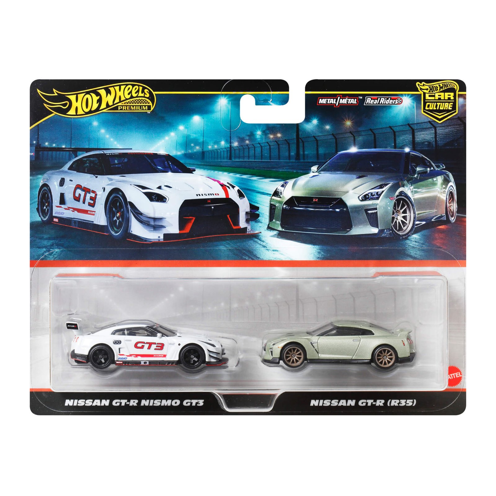 Nissan GT-R Nismo GT3 ir Nissan GT-R (R35) – Car Culture pora (vienas iš galimų variantų)