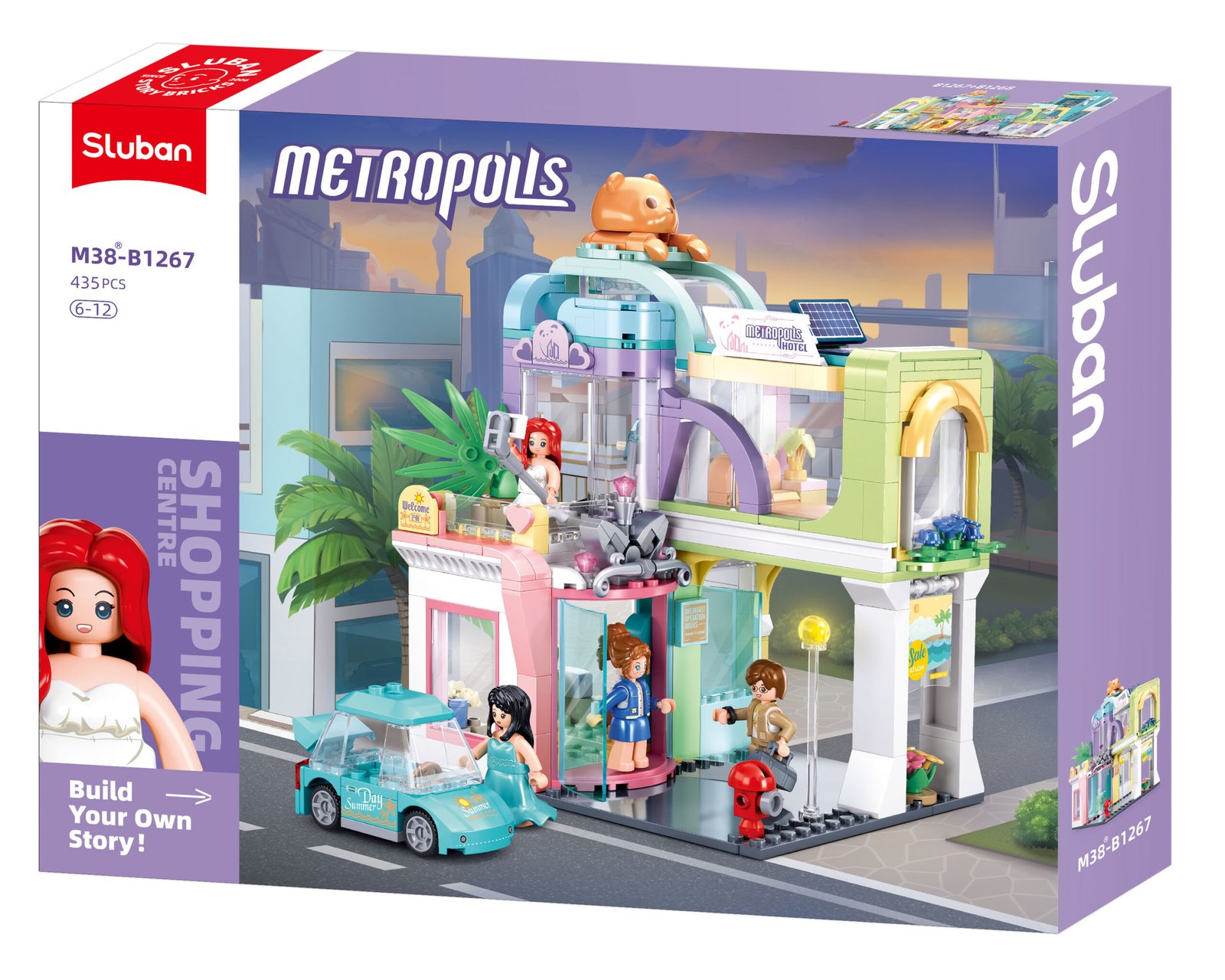 Sluban konstruktorius viešbutis „Crown“ – „Metropolis“ serijos pakuotė, 435 detalės