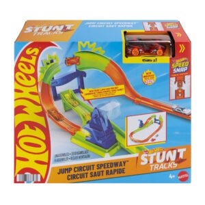 Hot Wheels lenktynių trasa „Čempionatas“ – Stunt Tracks „Jump Circuit Speedway“ pakuotė, vienas iš asortimento variantų