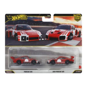 Hot Wheels Porsche 935 rinkinys – Premium Car Culture pakuotė su Porsche 935 ir 2018 Porsche 935