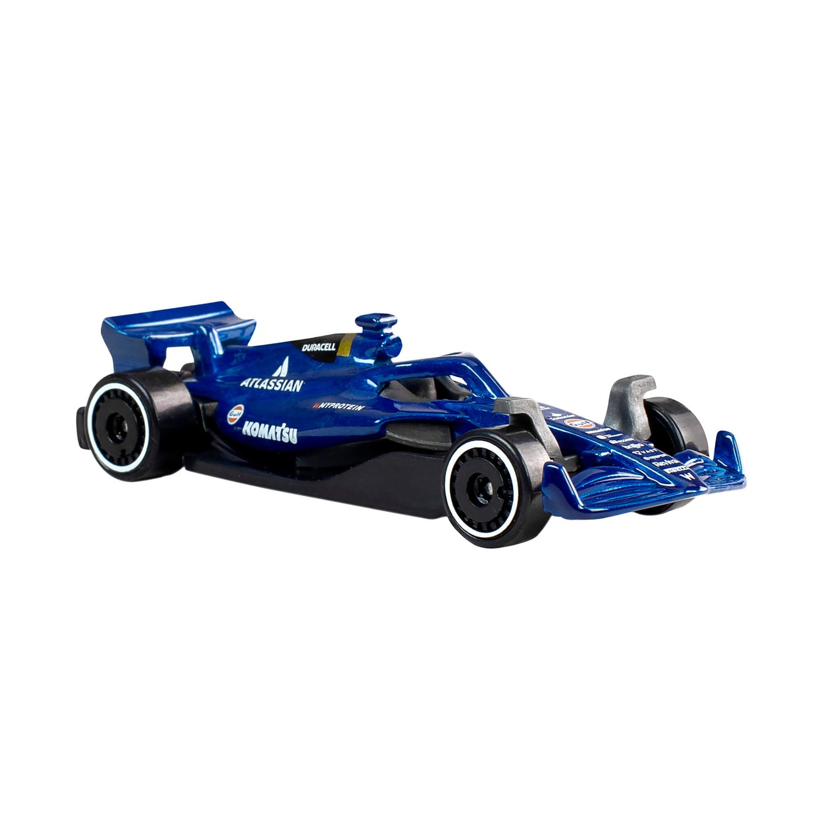 Mėlynas Atlassian Williams Racing bolidas