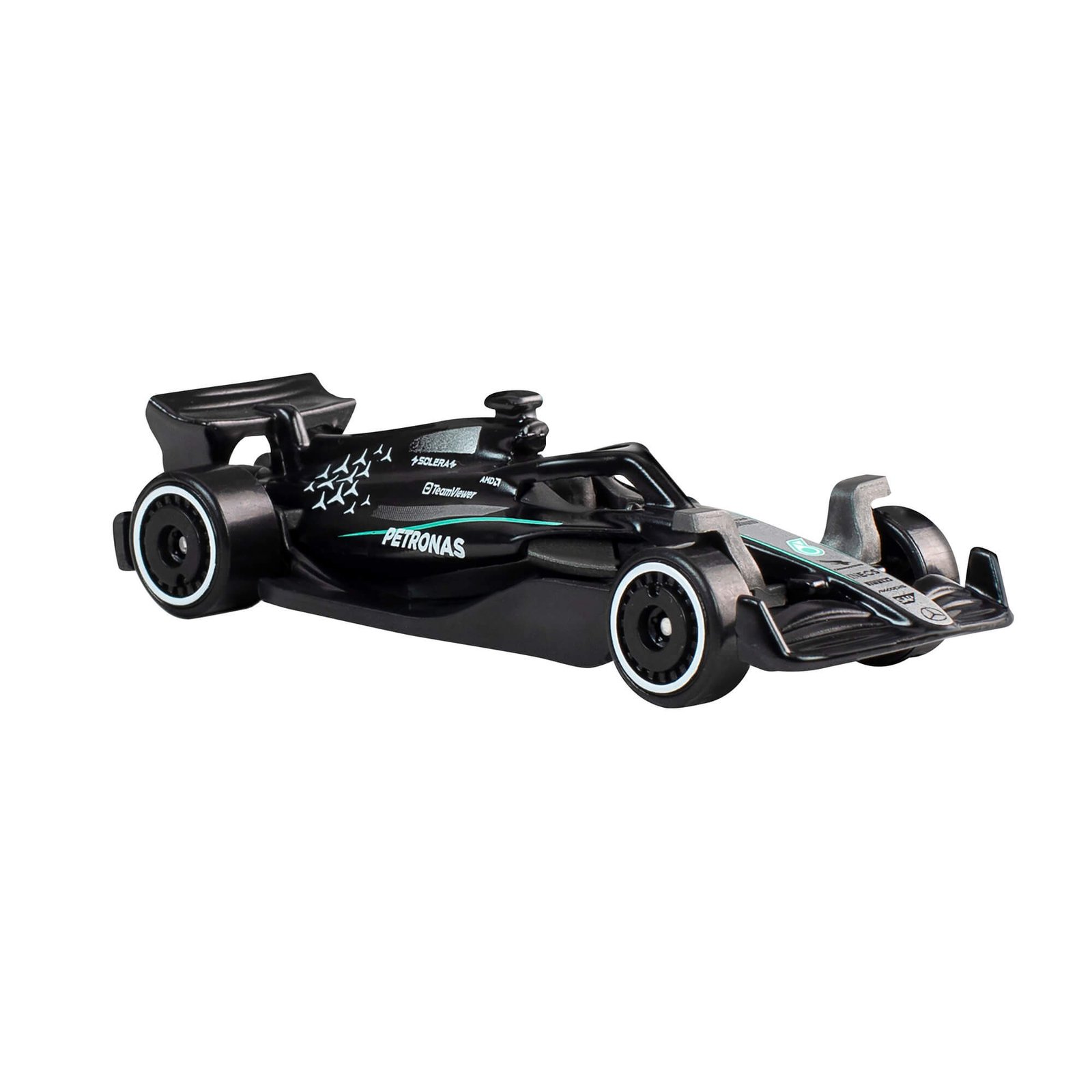 Juodas Mercedes-AMG PETRONAS F1 bolidas