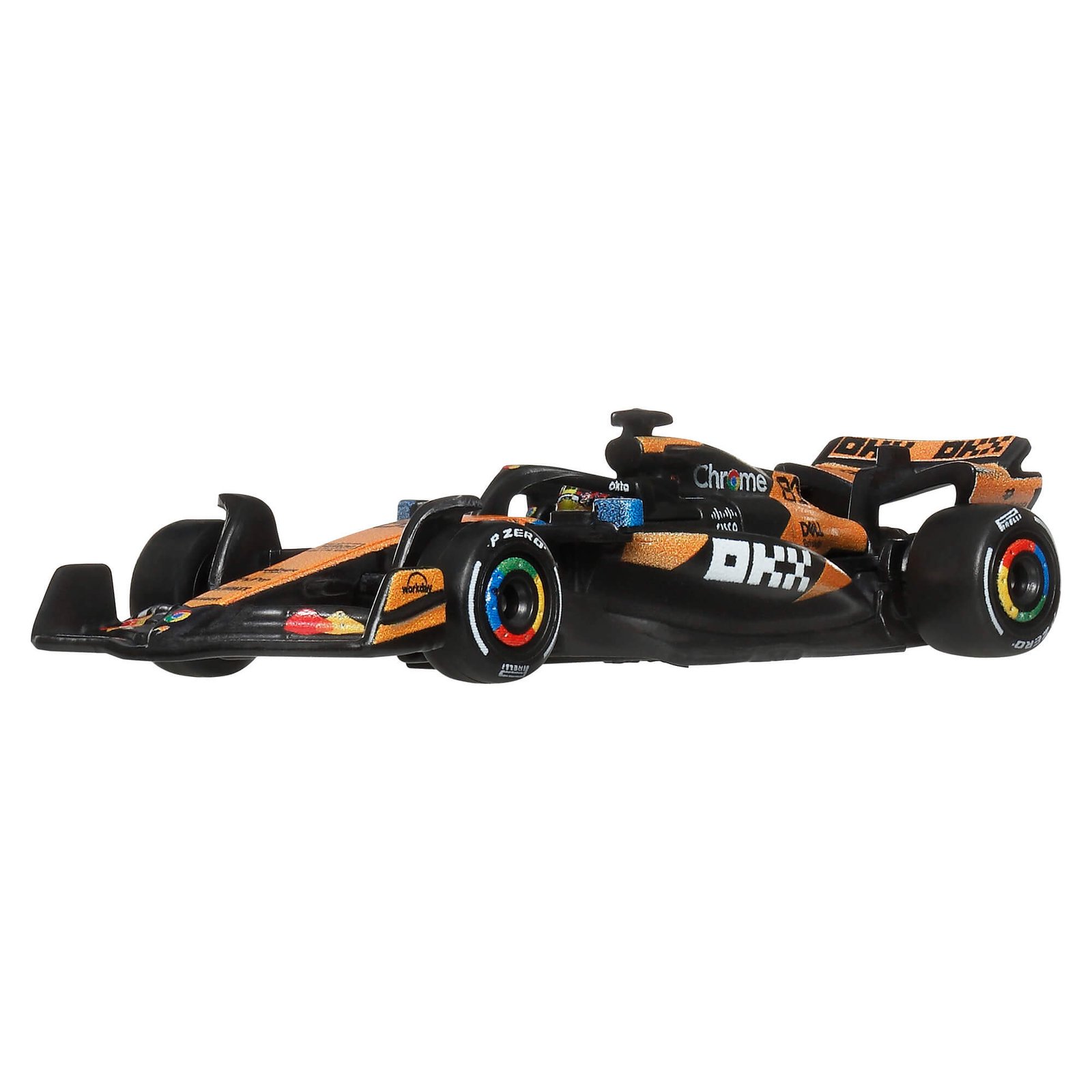 Antrasis McLaren F1 bolidas – vaizdas iš priekio ir šono
