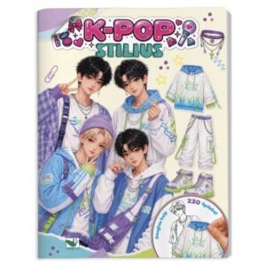 K-POP stilius. Daugiau kaip 230 lipdukų
