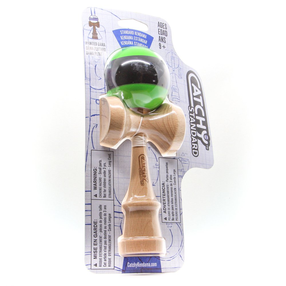 Žalia kendama blisterinėje pakuotėje „Catchy Standard“