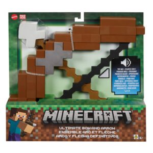 Minecraft lankas su strėle pakuotėje su užrašu „Ultimate Bow and Arrow“