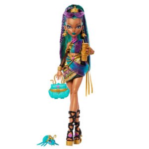 Monster High Nefera de Nile lėlė su turkio rankine ir skarabėju Lavish