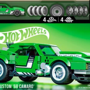 Mattel Brick Shop Camaro konstruktorius – pakuotė su žaliu Custom ’68 Camaro, 289 detalės